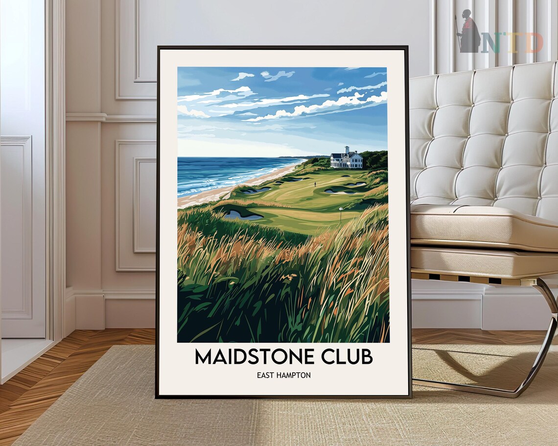 Maidstone Club Poster, East Hampton Travel Poster