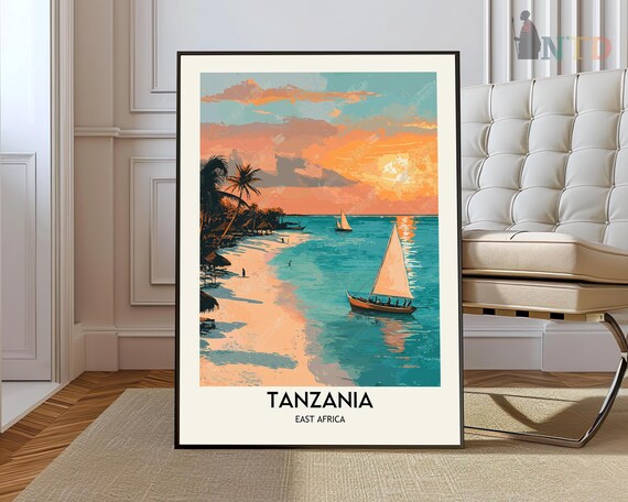 Tanzania Print Tanzania Poster Tanzania Wall Art Tanzania Art Print Tanzania Decor Tanzania Africa Tanzania Photo Tanzania Artwork