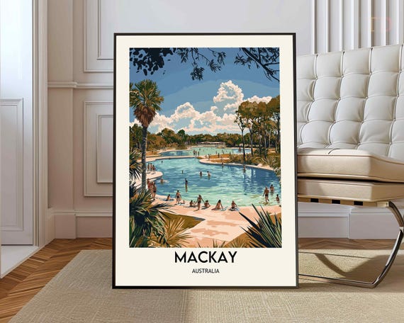 Mackay Poster Wall Art Print Photo Travel Queensland Australia