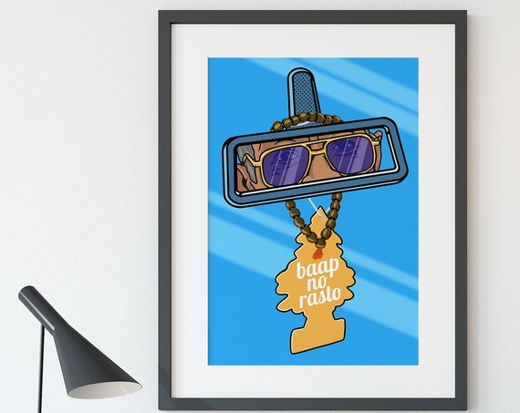Indian Desi Baap No Rasto Travel Poster