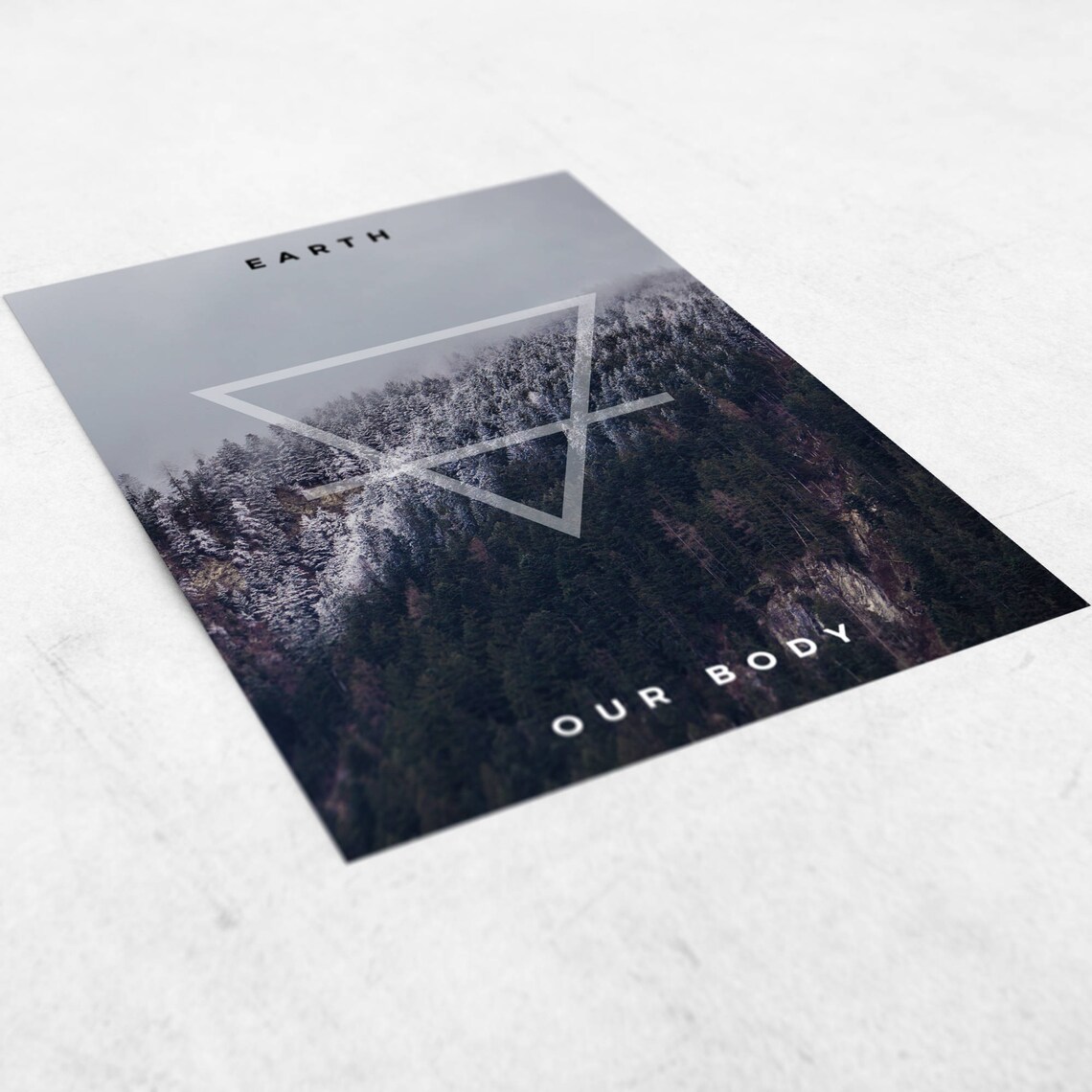 Earth Our Body, Scandinavian Forest Art Print - Image 2