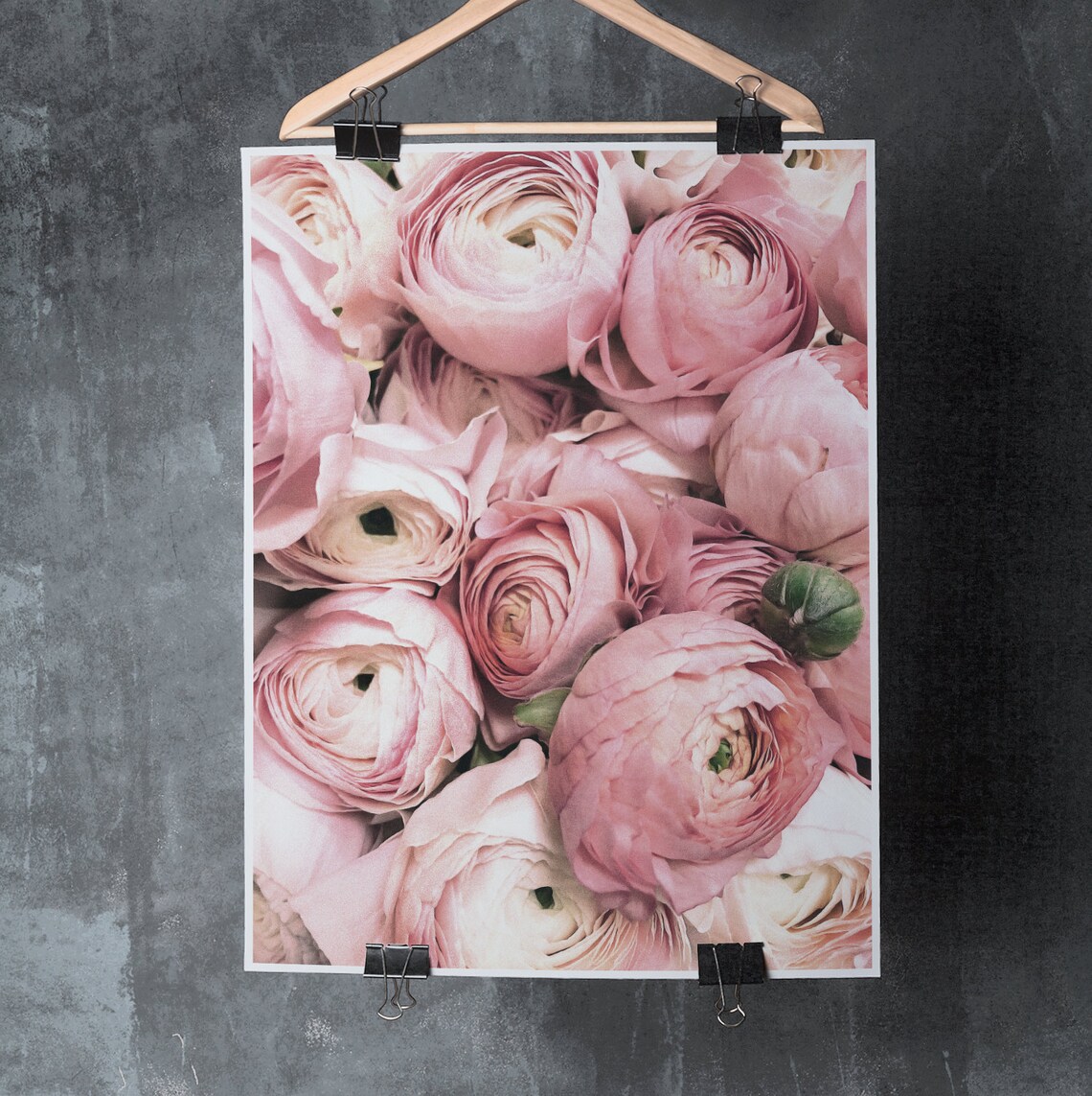 Peony Print Botanical Art, Pink Flowers Bedroom Decor - Image 2