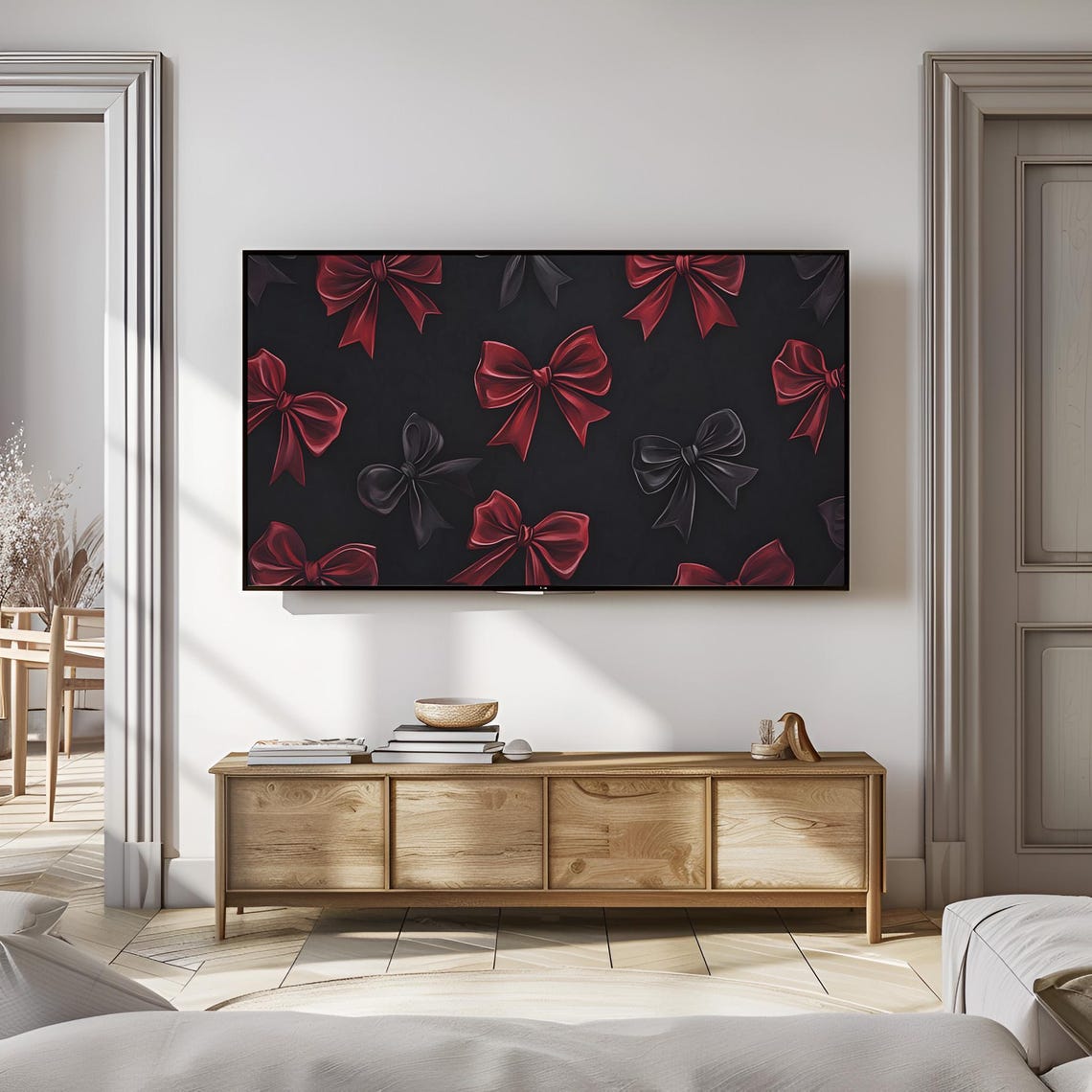 Coquette Bows Valentine TV Art - Image 2