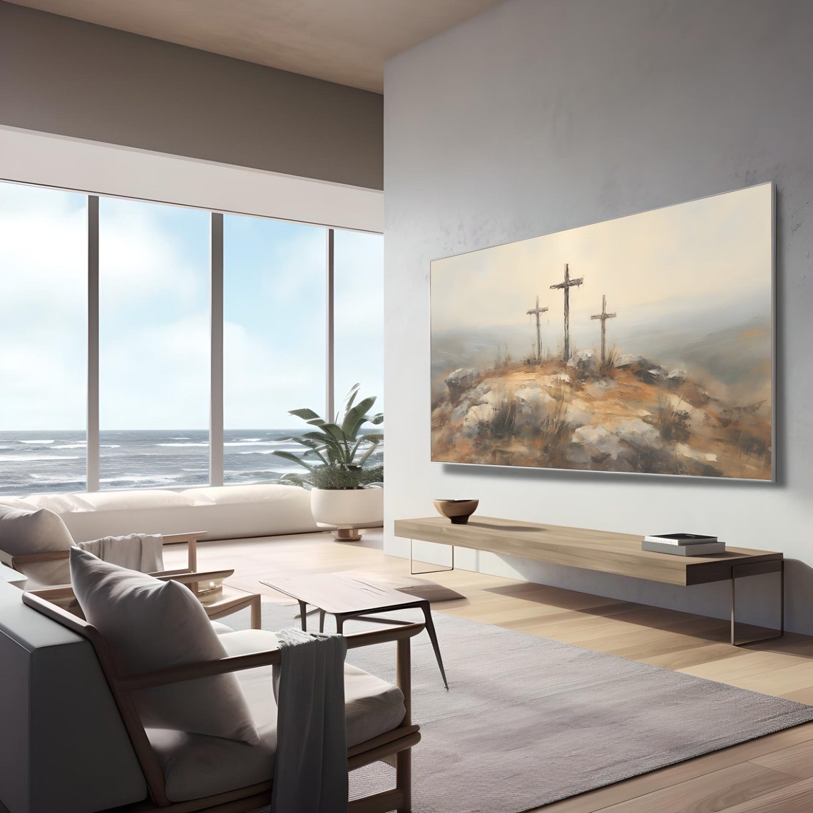Easter Christian Cross, He Is Risen - Image 3