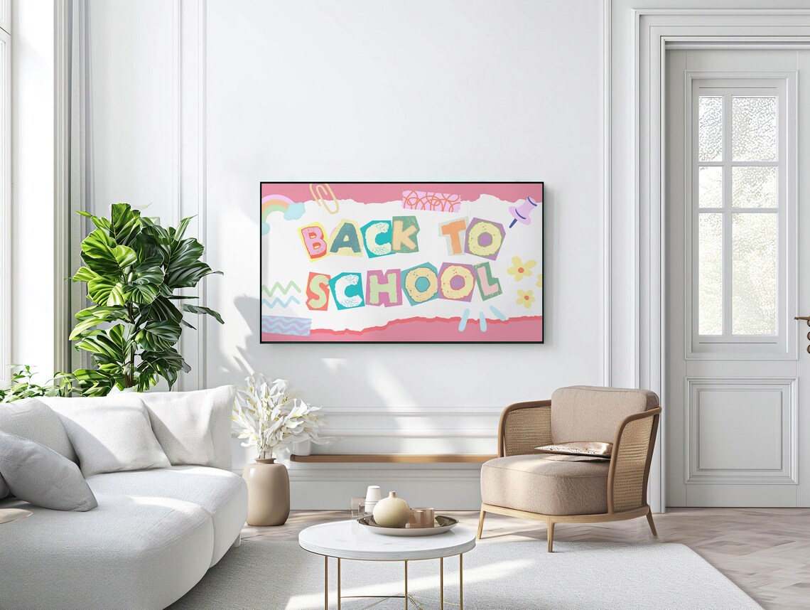 Back To School Colorful First Day Of School Art Print - Image 3