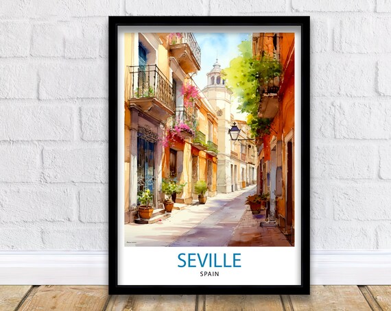 Seville Spain Travel Poster