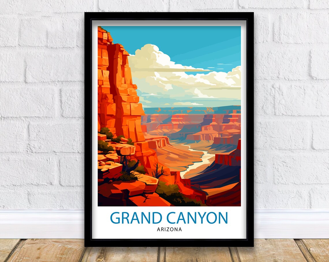 Grand Canyon National Park Arizona Wall Art Poster