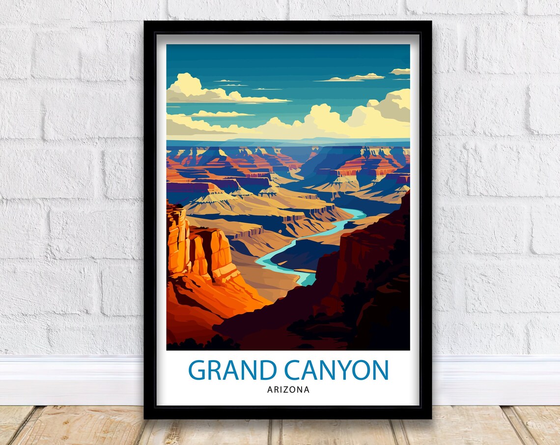 Grand Canyon Travel Print National Park Poster