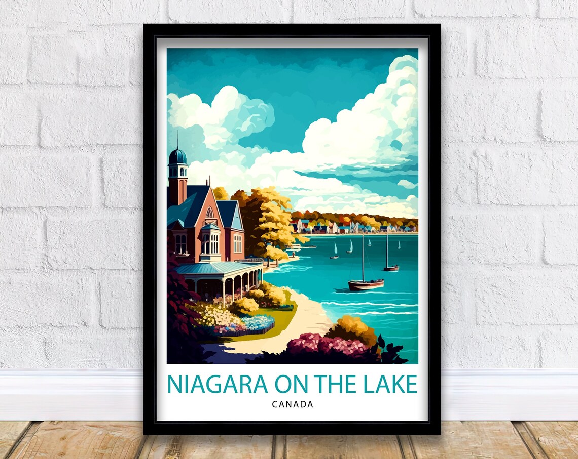 Niagara On The Lake Travel Poster, Local Decor