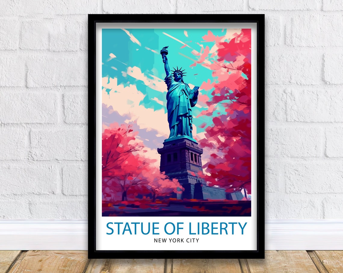 Statue Of Liberty Usa Travel Poster
