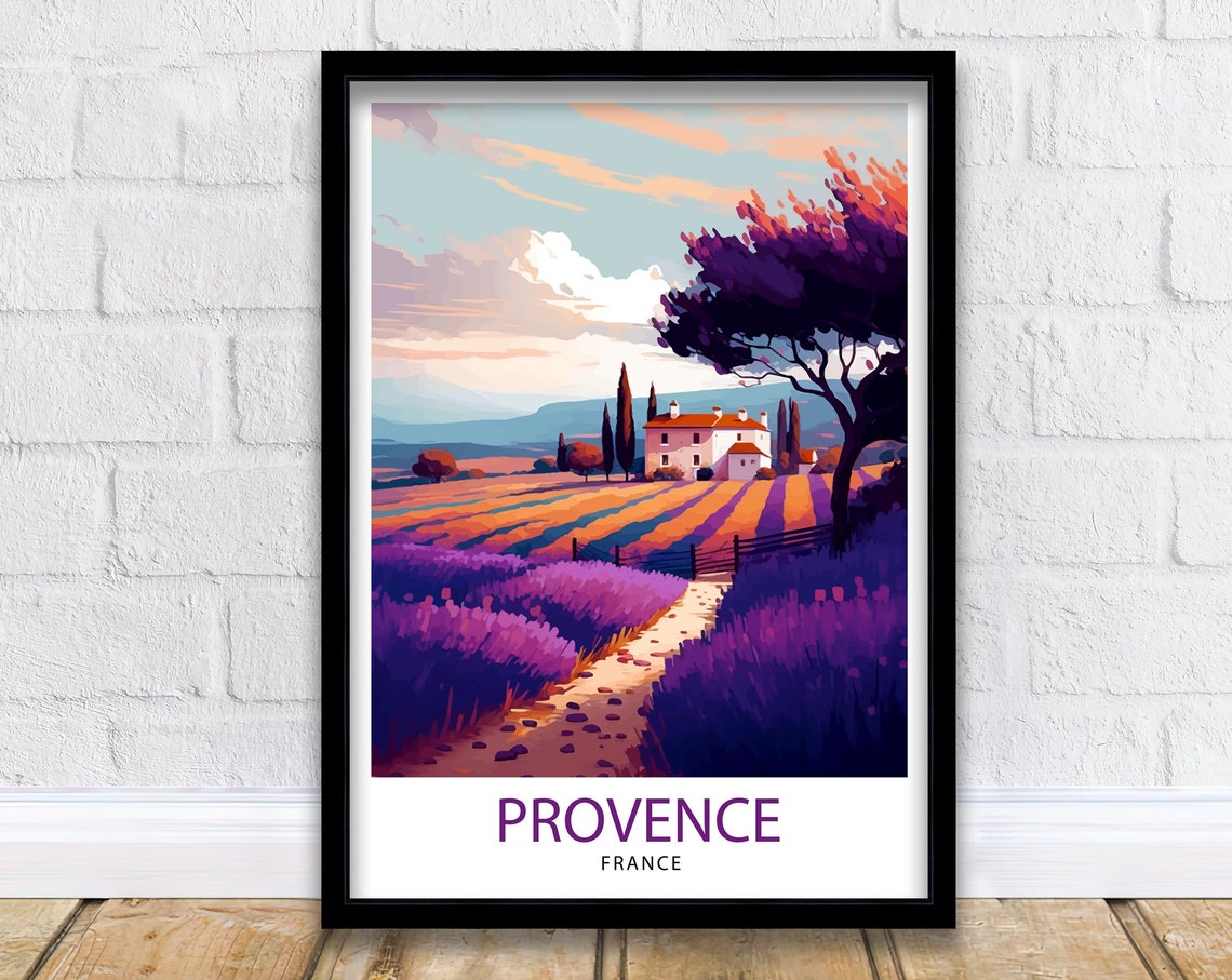 Provence Travel Print Provence Provence Print France Print France Wall Art Provence Poster Travel Print Provence Wall Art