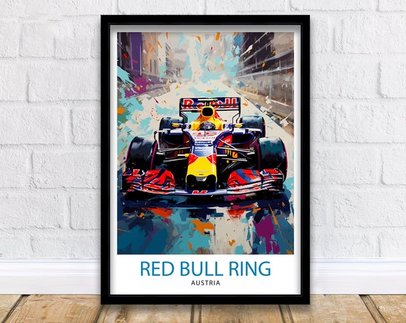 Spielberg Race Track Print Motorsport Decor Spielberg Poster Racing Art Spielberg Wall Art Gift For Racing Fans Spielberg Home Decor