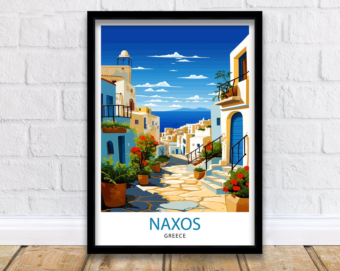 Rhodes Greece Travel Print Rhodes Wall Decor Greek Island Poster Rhodes Travel Prints Rhodes Island Art Print Rhodes Illustration Greece