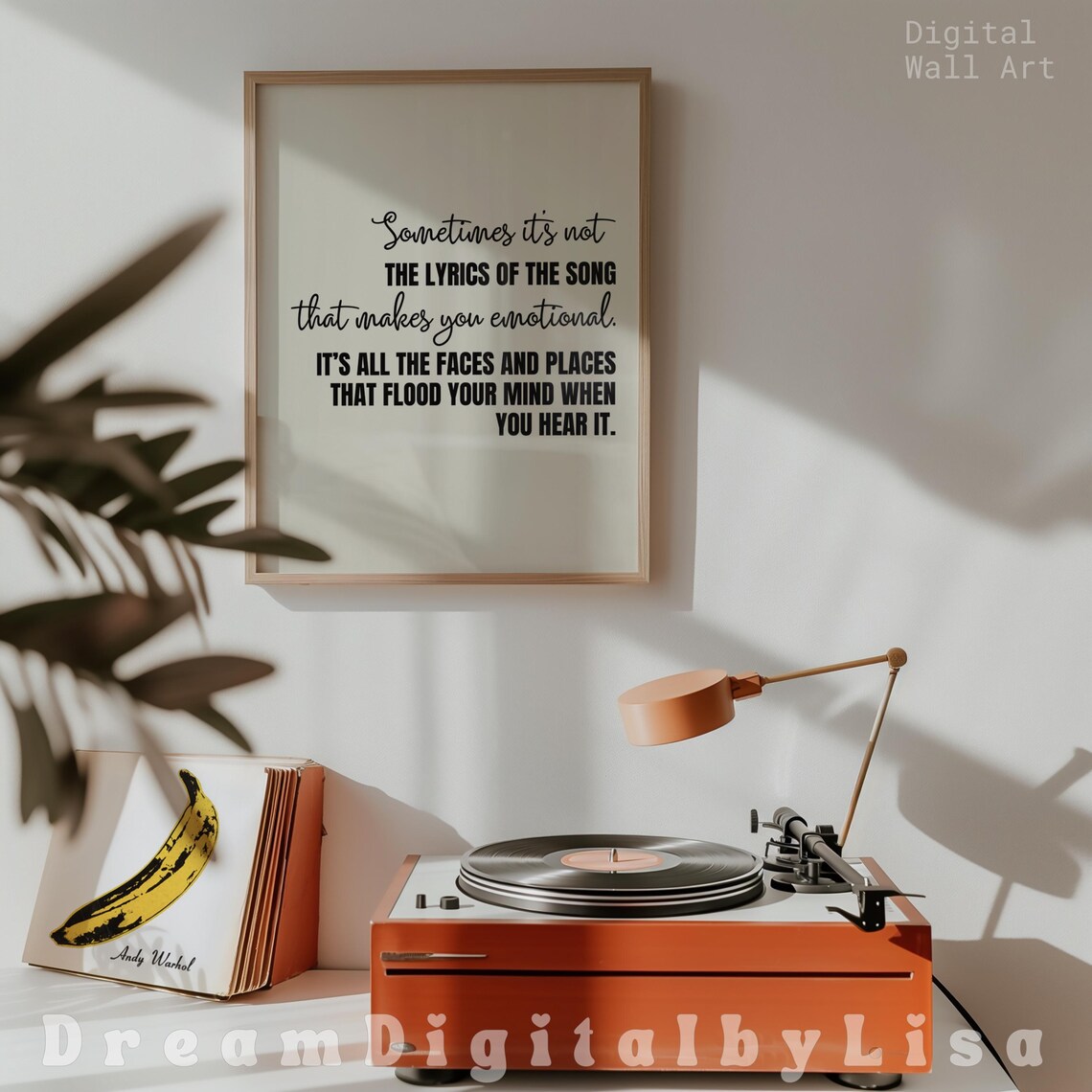 Music Quote, Minimalist Typography Art Print - Image 2