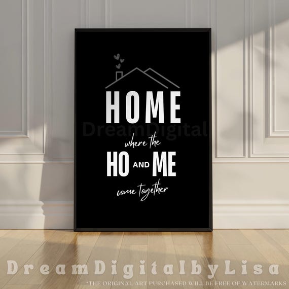 Quirky Print Couples Gift For Husband Wife Funny Home Quote Sassy Typography Print Bold Playful Marriage Gifts Instant