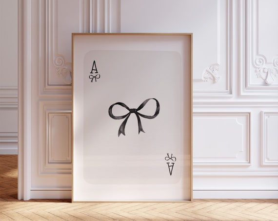 Trendy Art Prints Bow Wall Art Black And White Art Print Girly Wall Art College Apartment Decor Watercolor Bows Print Neutral Wall Art