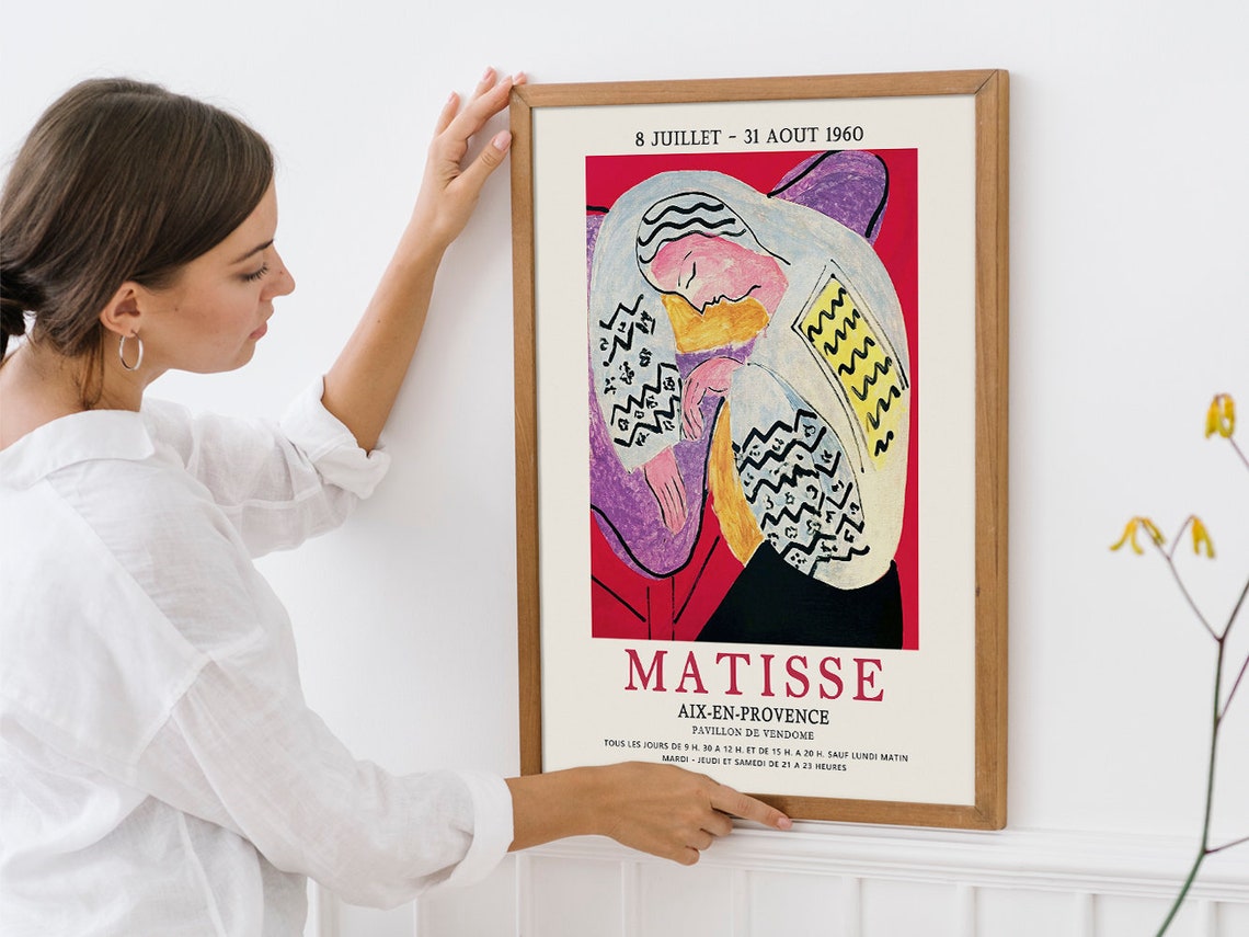 Matisse La Femme The Dream Print Matisse Exhibition Poster Museum Wall Art Decor Fauvism Artwork Artist Gifts Impressionist Painting - Image 4