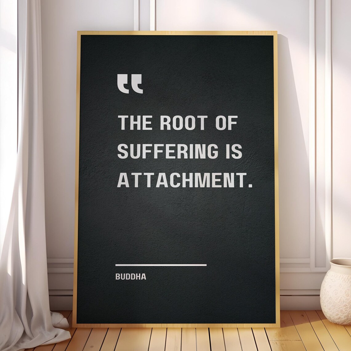 Buddha Quote Art Print, Spiritual Wall Decor