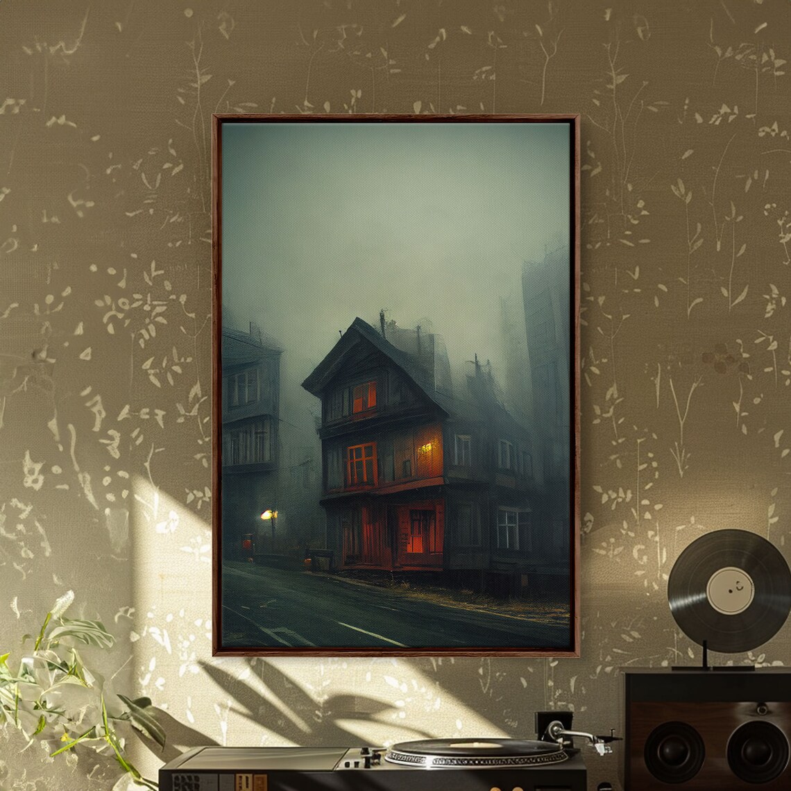Haunted House Spooky Gloomy Halloween Poster Print - Image 5