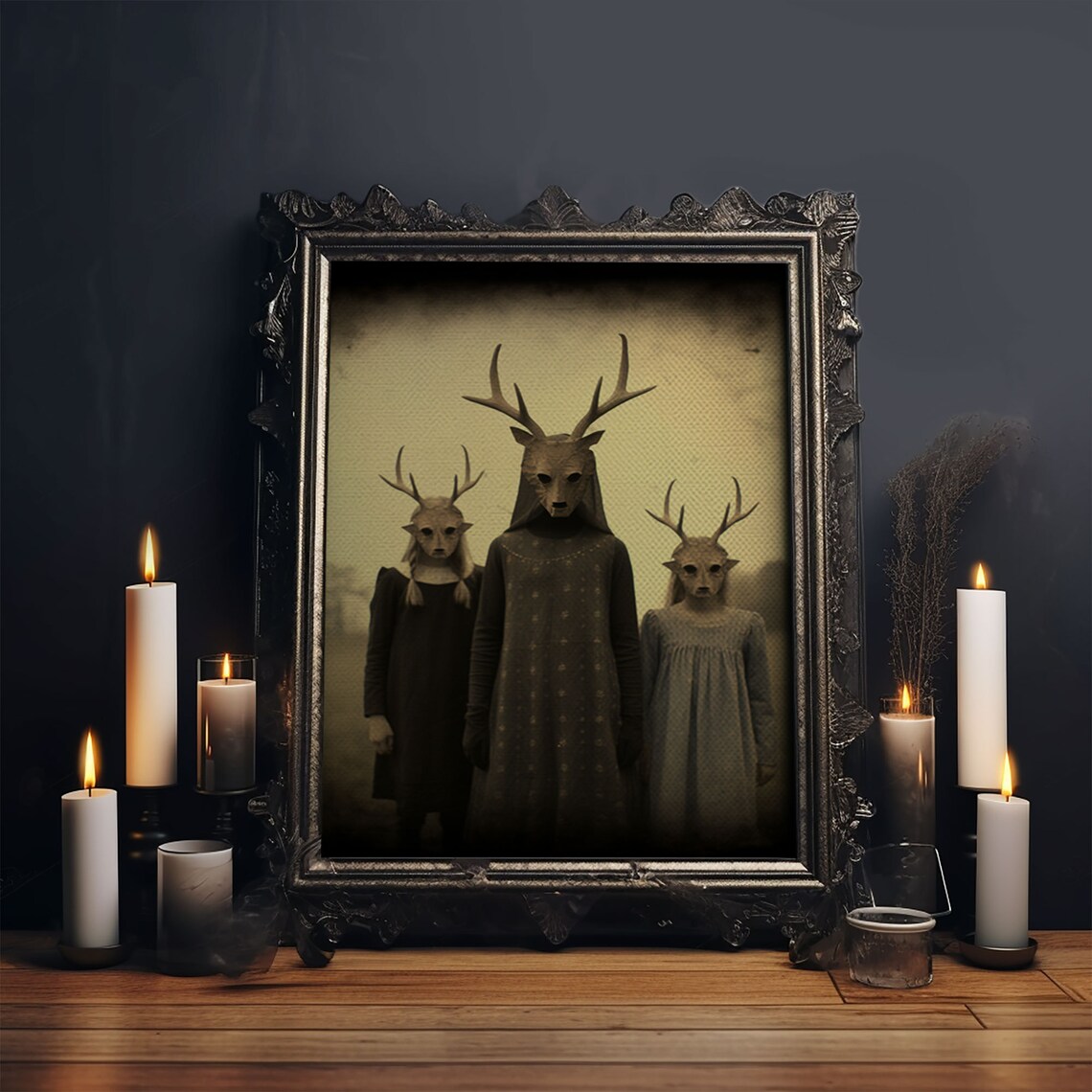 The Cult Of The Deer, Dark Academia Halloween Poster - Image 4