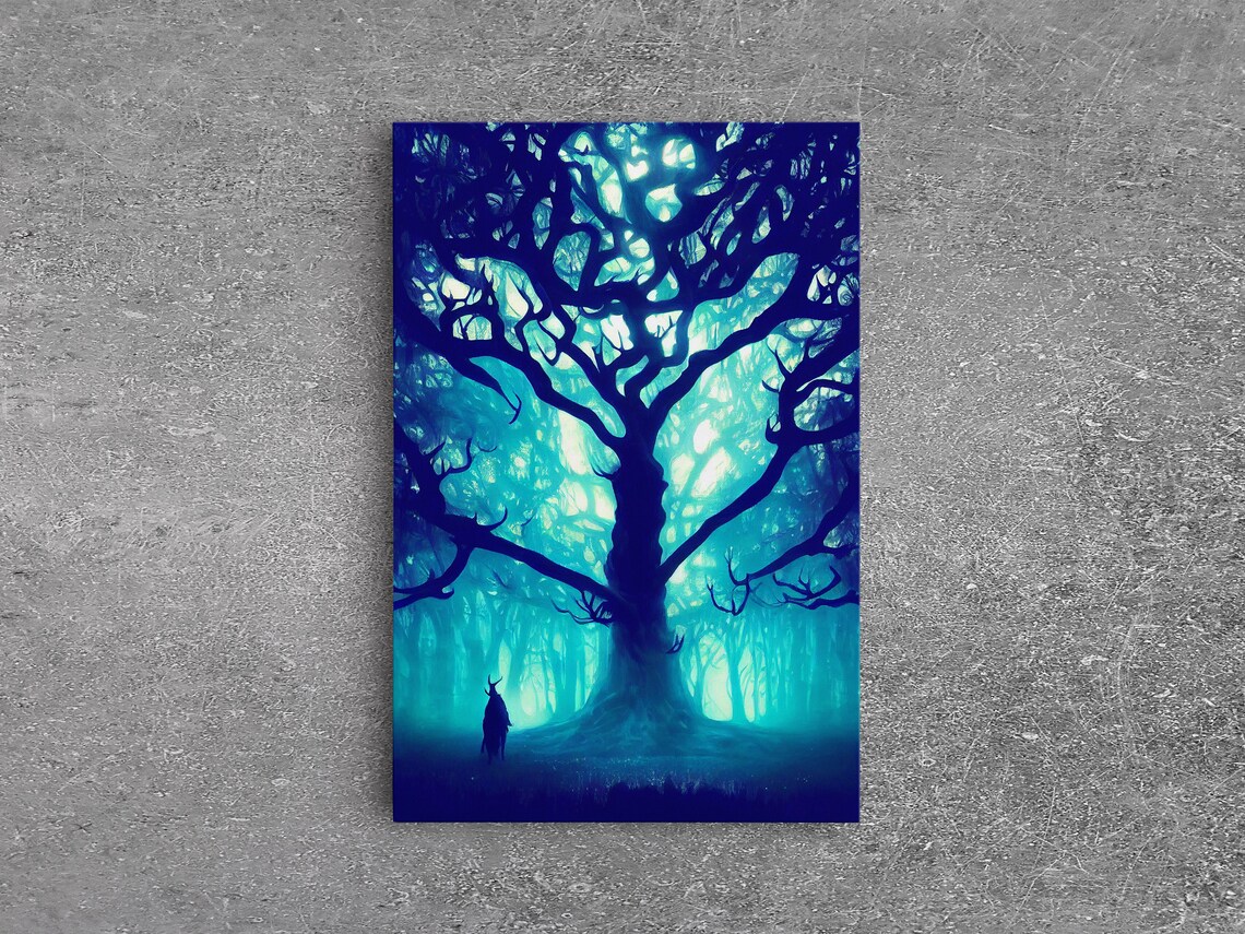 Yggdrasil Nordic Mythology Tree Of Life Art Print
