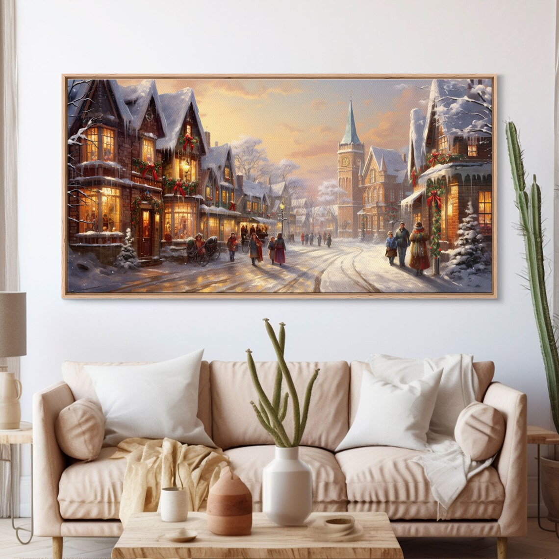Vintage Christmas Winter Wonderland Poster Print - Image 3