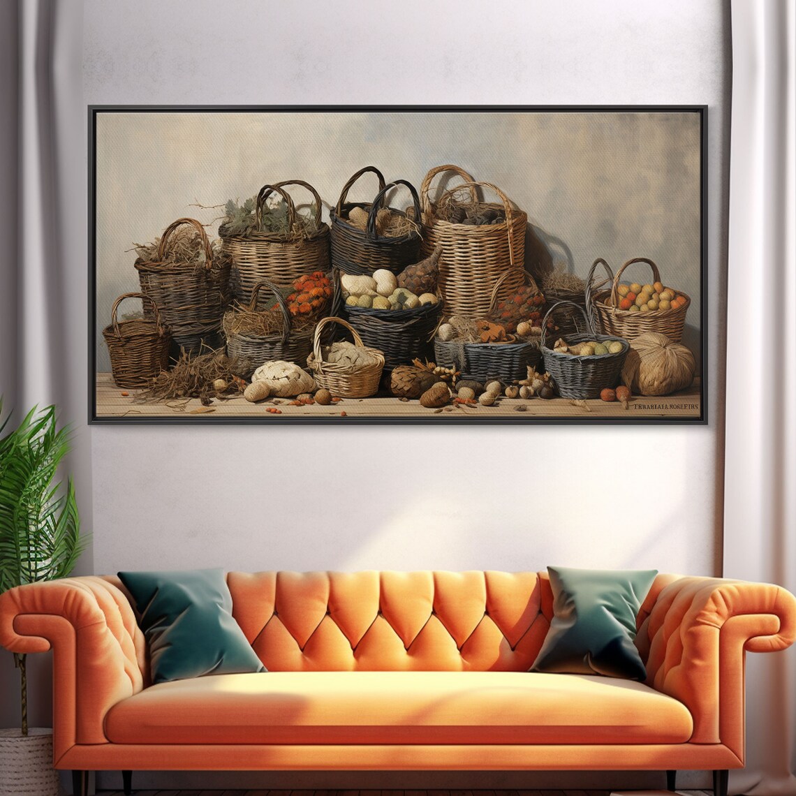 Cornucopia Wall Art, Boho Fall Decor Print - Image 5