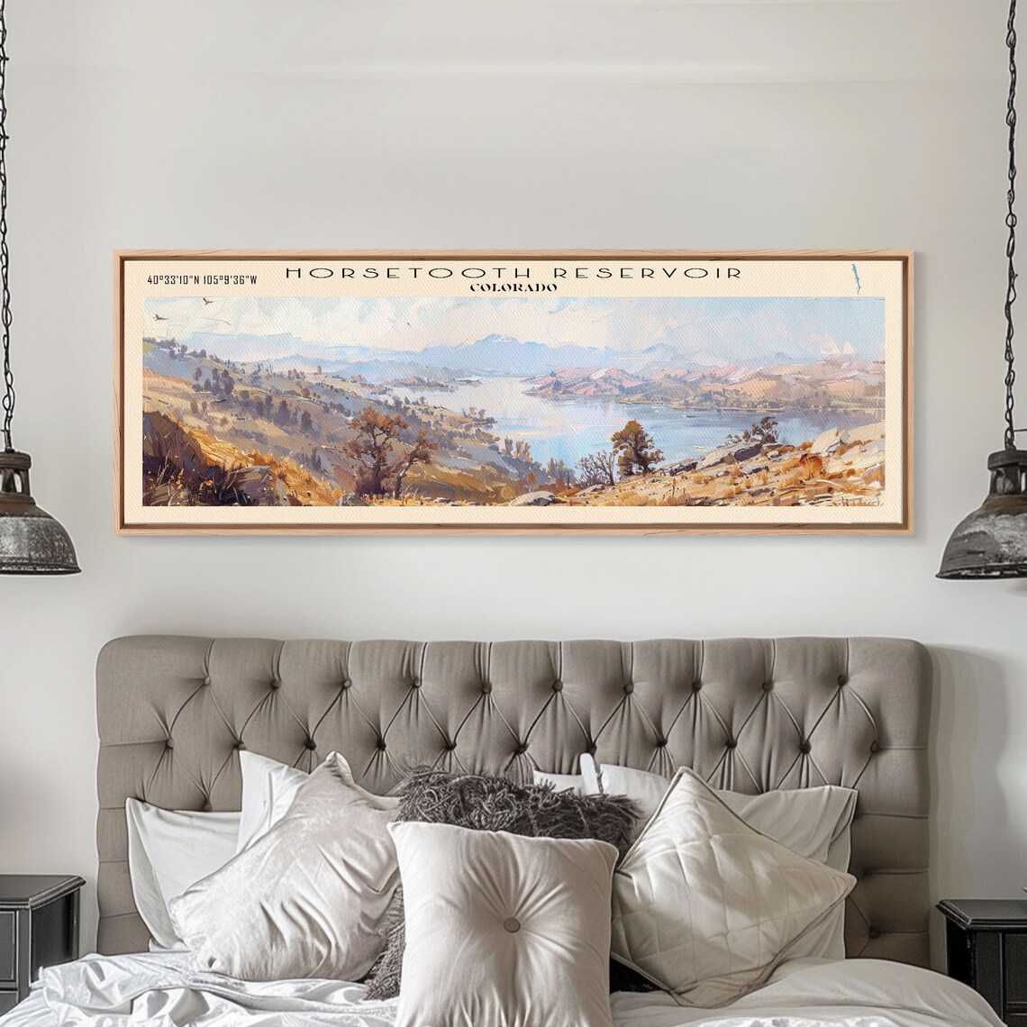 Horsetooth Reservoir Colorado Panoramic Travel Poster - Image 5