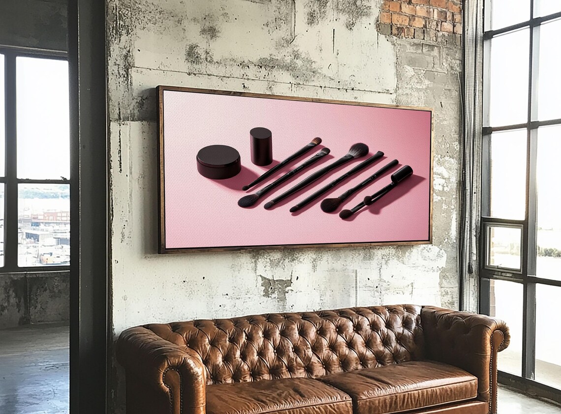 Makeup Brushes Art Print, Preppy Dorm Room Decor - Image 5