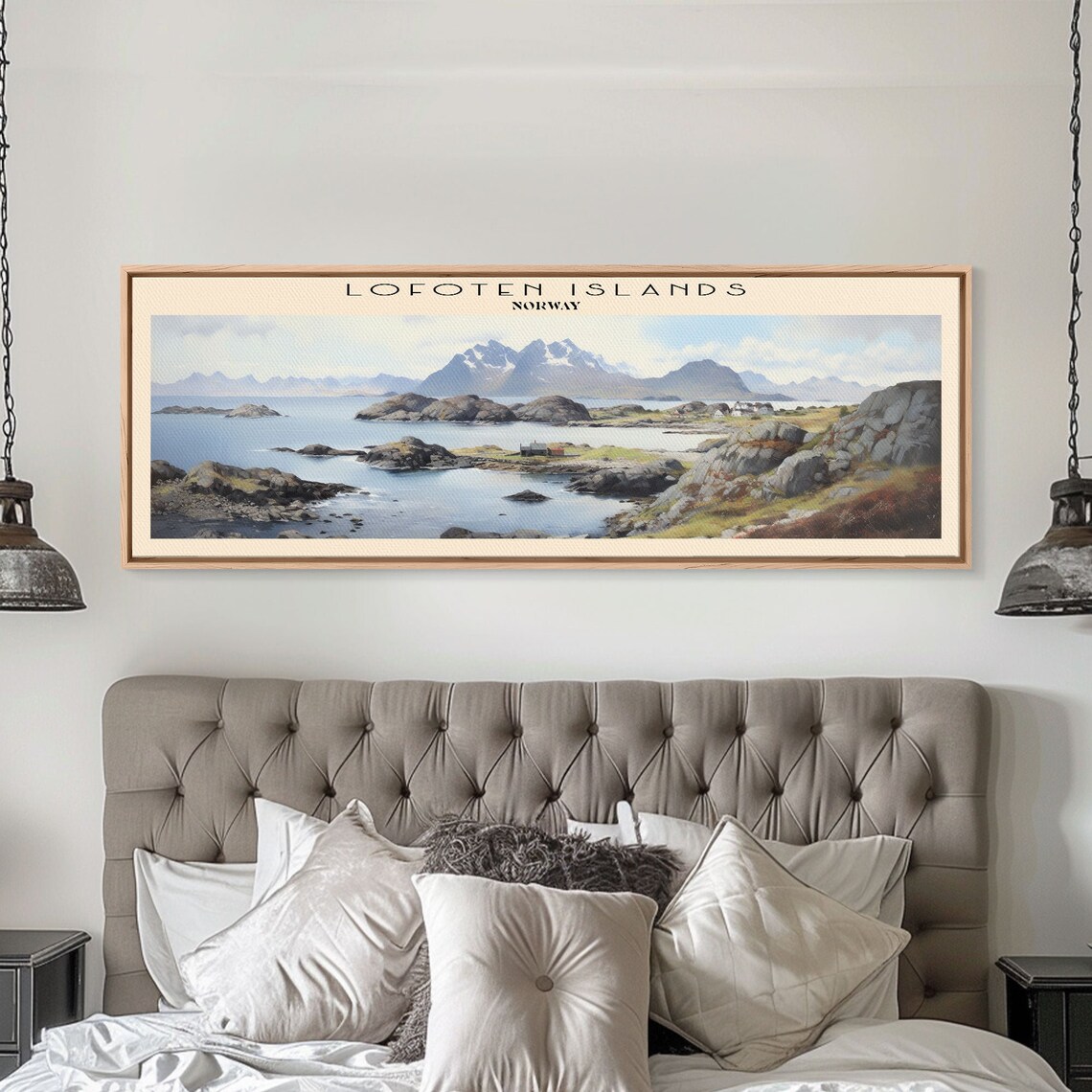 Lofoten Islands Travel Poster, Norway Wall Art - Image 3