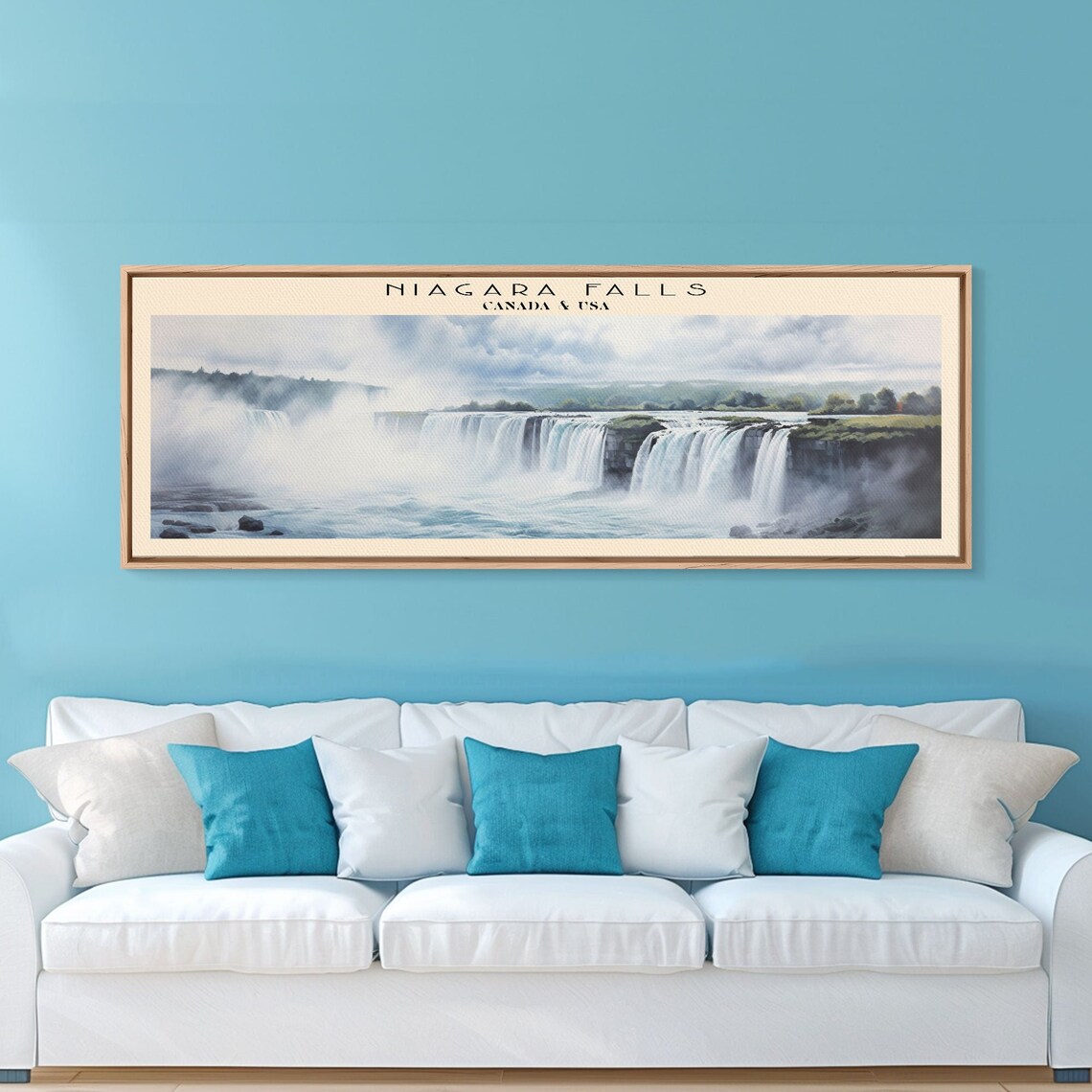 Niagara Falls Retro Travel Poster, Vintage Decor - Image 4