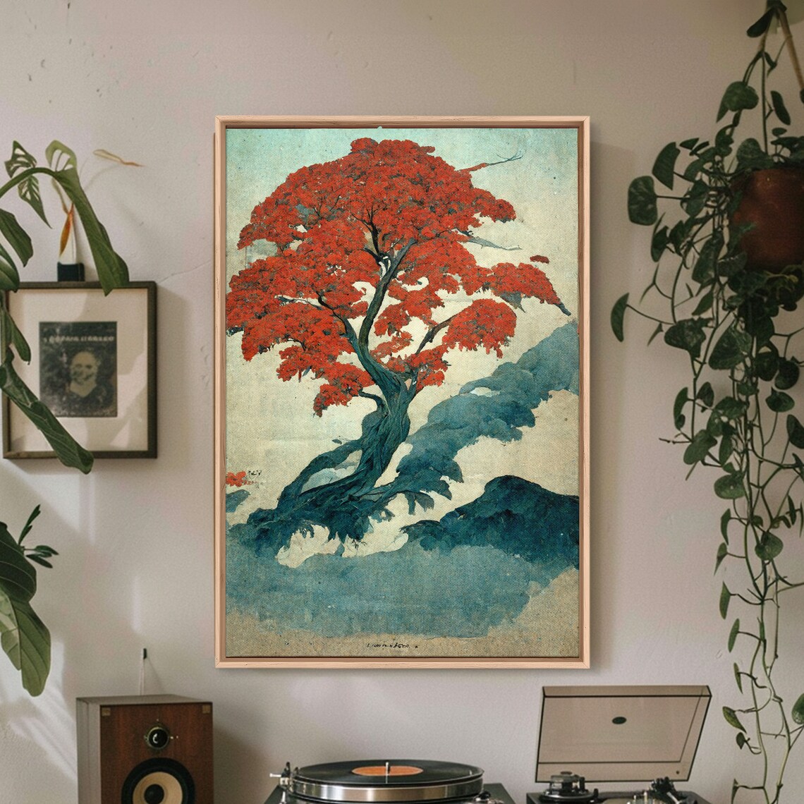 Japanese Maple Tree Vintage Japanese Style Art Print - Image 6