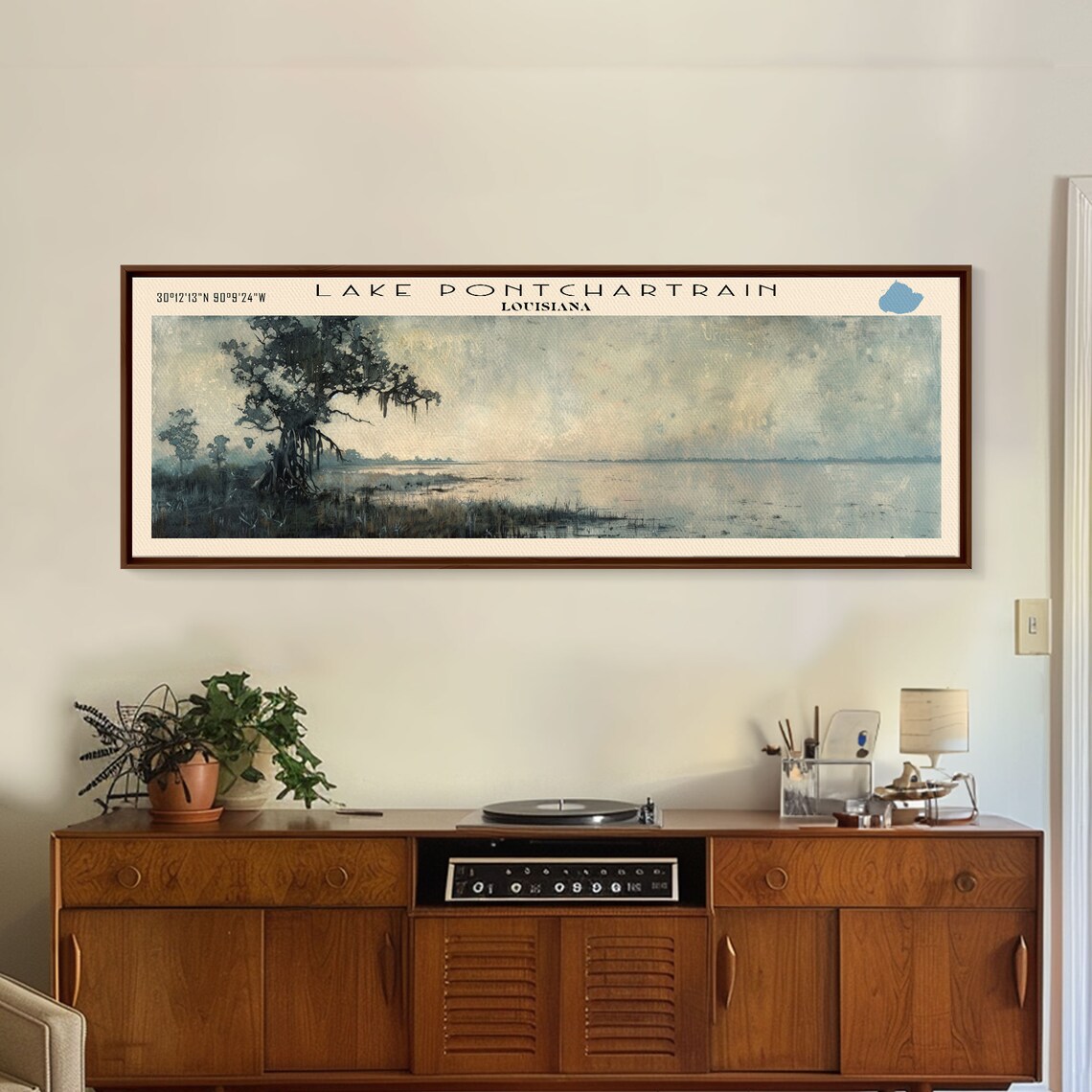 Lake Pontchartrain Louisiana Travel Poster, Landscape - Image 4