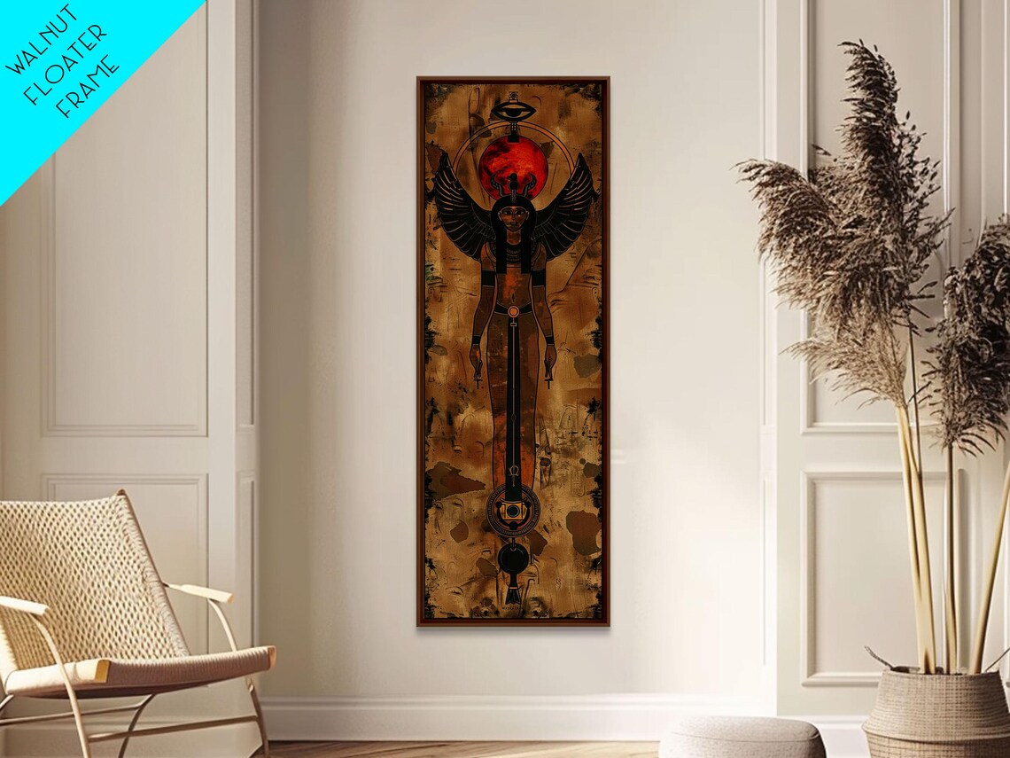 Goddess Isis Egyptian Art, Mid-Century Modern Art Print - Image 5