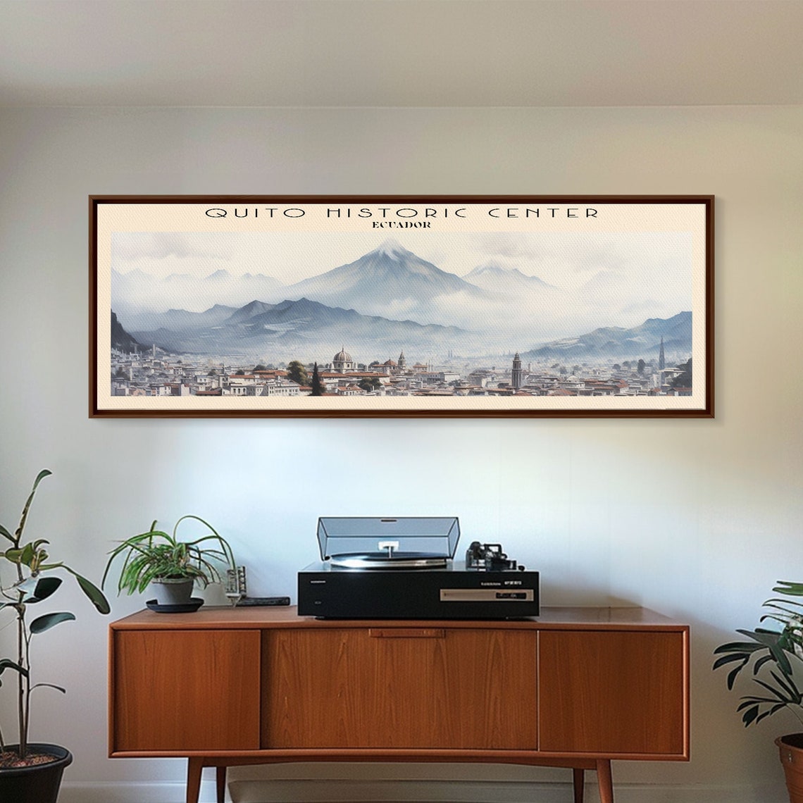 Quito Historic Center Ecuador Andes City Rooftops Panoramic Poster - Image 5