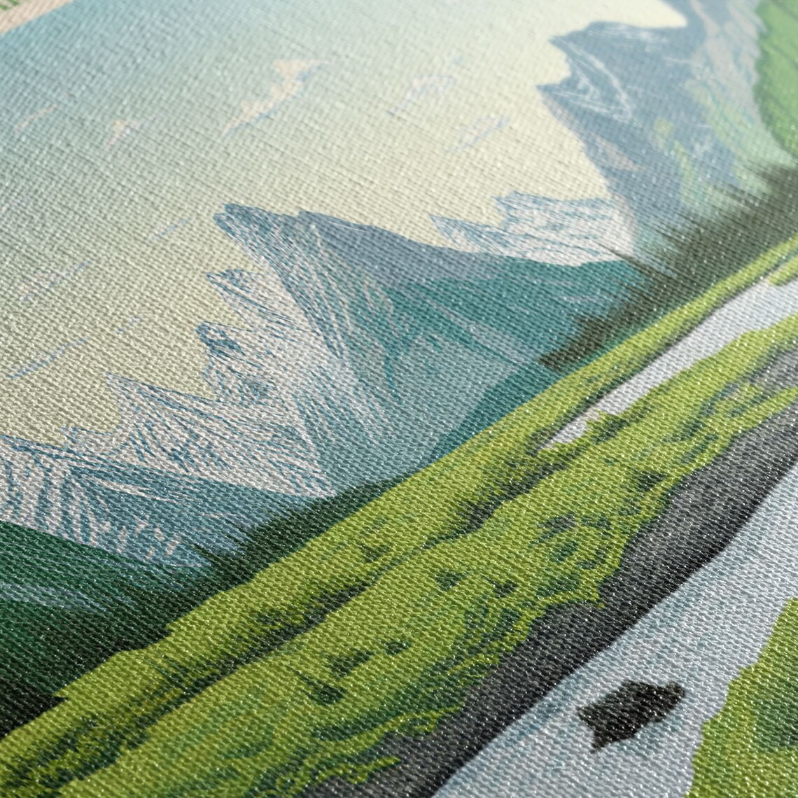 Gates Of The Arctic National Park Valley River Scenic Travel Poster - Image 2