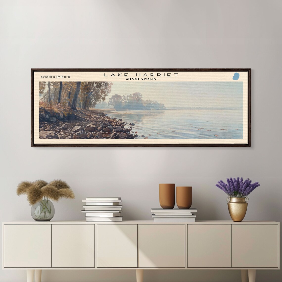 Lake Harriet Minneapolis Travel Poster, Lake House Decor - Image 4