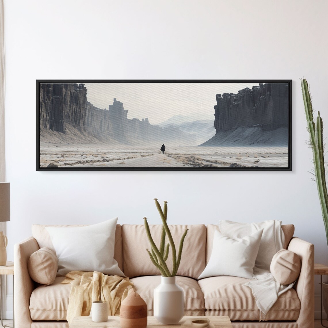 The Wanderer Framed Print Scifi Wall Art Game Room Decor Gamer Gift Mancave Wall Art - Image 6