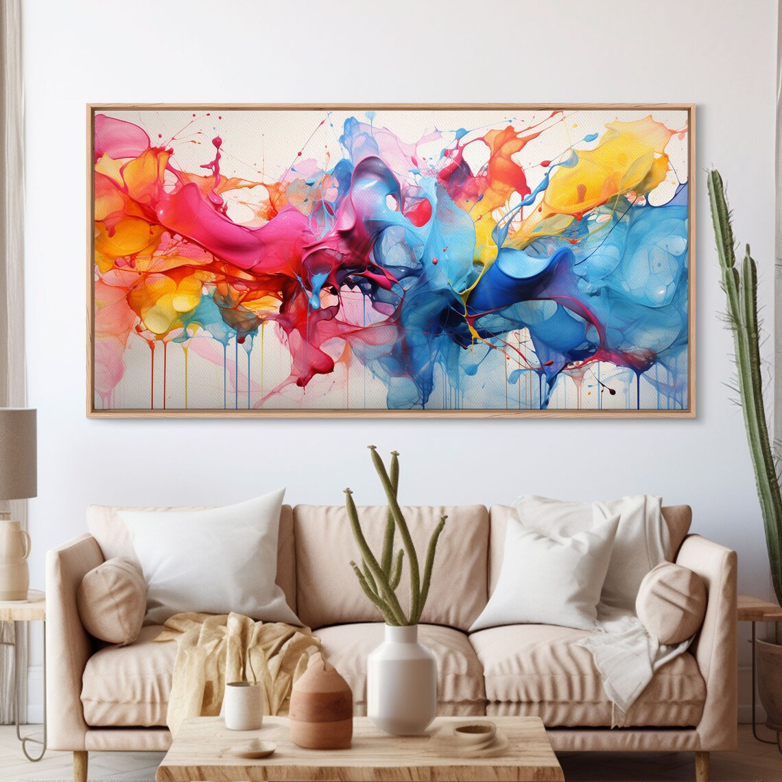 Alcohol Ink Color Explosion, Modern Abstract Art Print - Image 3