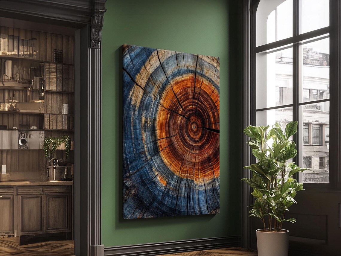 Tree Ring Print, Rustic Modern Farmhouse Art Print - Image 6