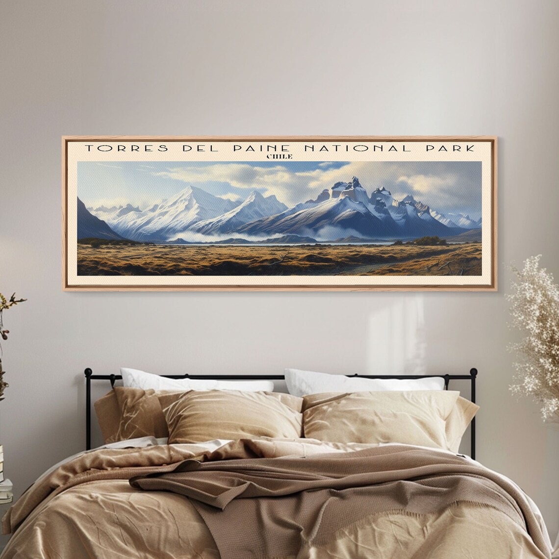 Torres Del Paine National Park Panoramic Travel Poster, Chile - Image 5