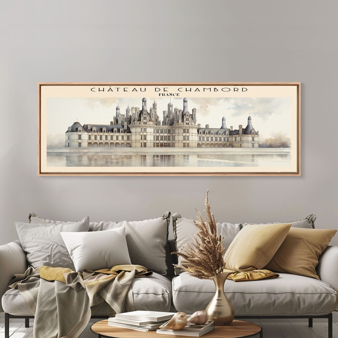 Chateau De Chambord France Panoramic Travel Poster - Image 6