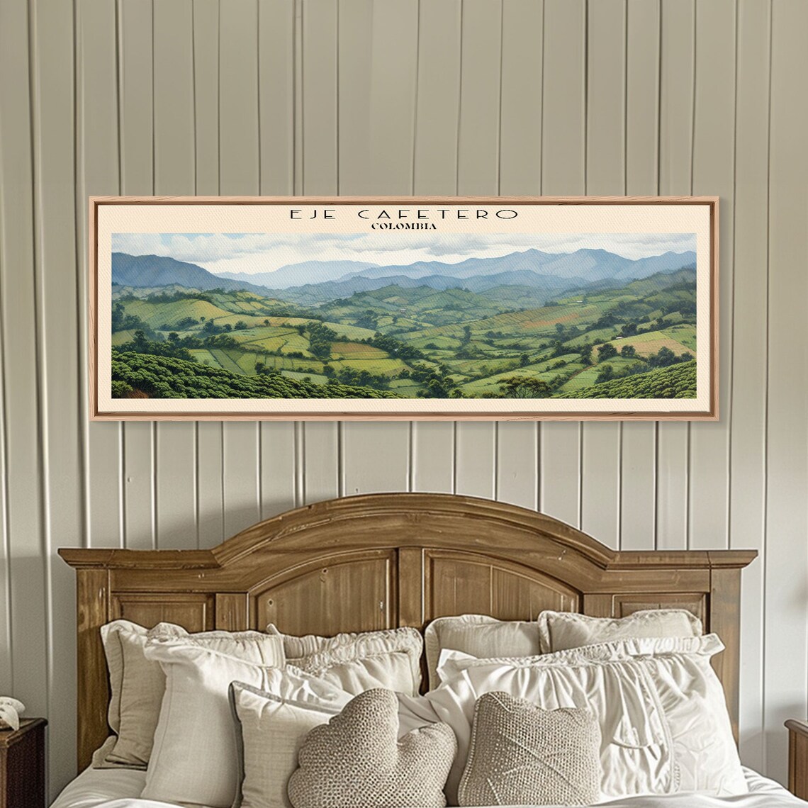 Eje Cafetero Colombia Travel Poster, Panoramic View - Image 5