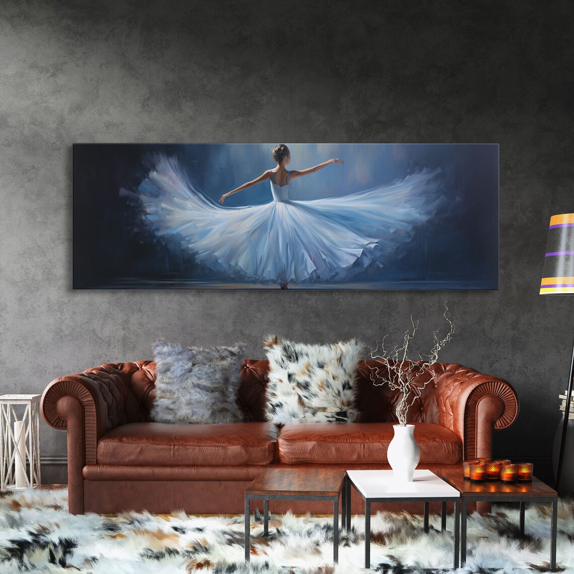 Ballerina Watercolor Art Print, Girl Room Decor - Image 3