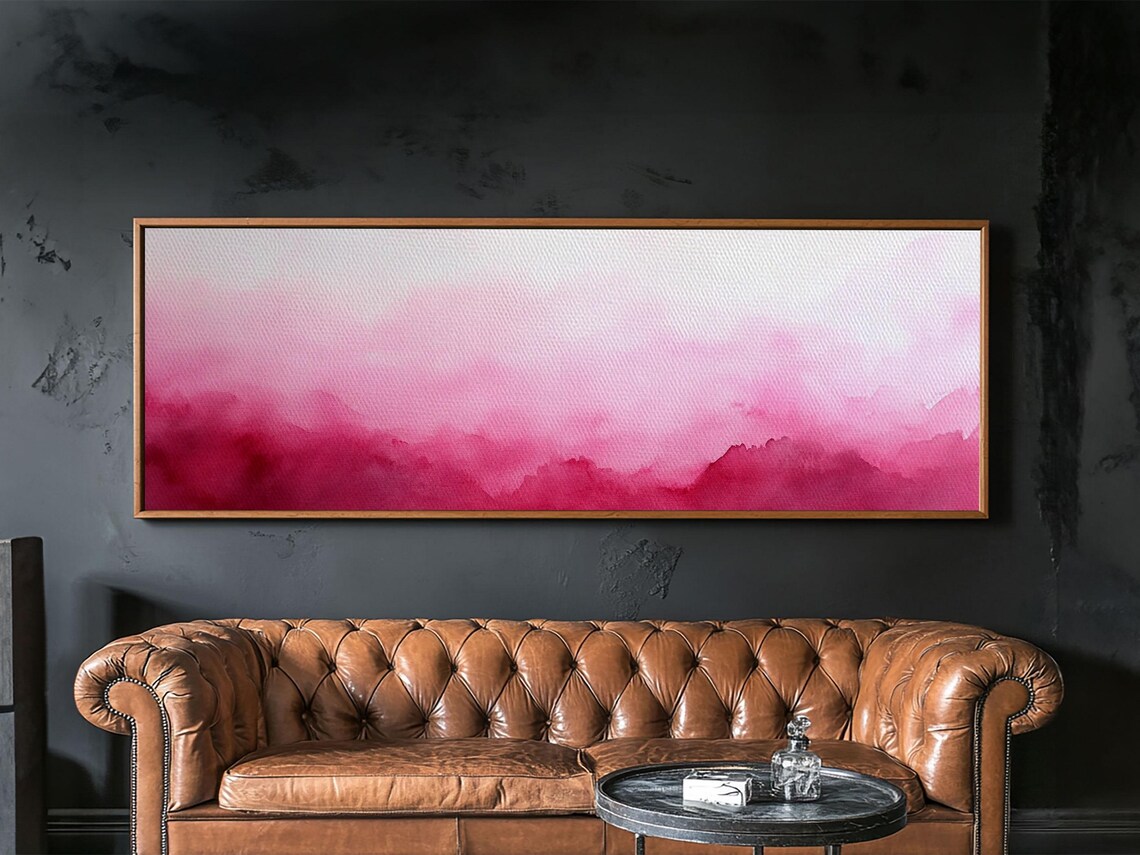 Minimalist Boho Soft Gradient Pastel Art Print - Image 2