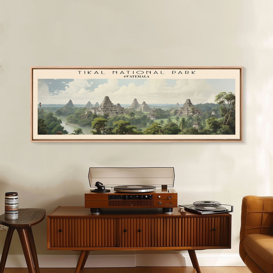 Tikal National Park Guatemala Mayan Jungle Pyramids Panoramic Poster - Image 4