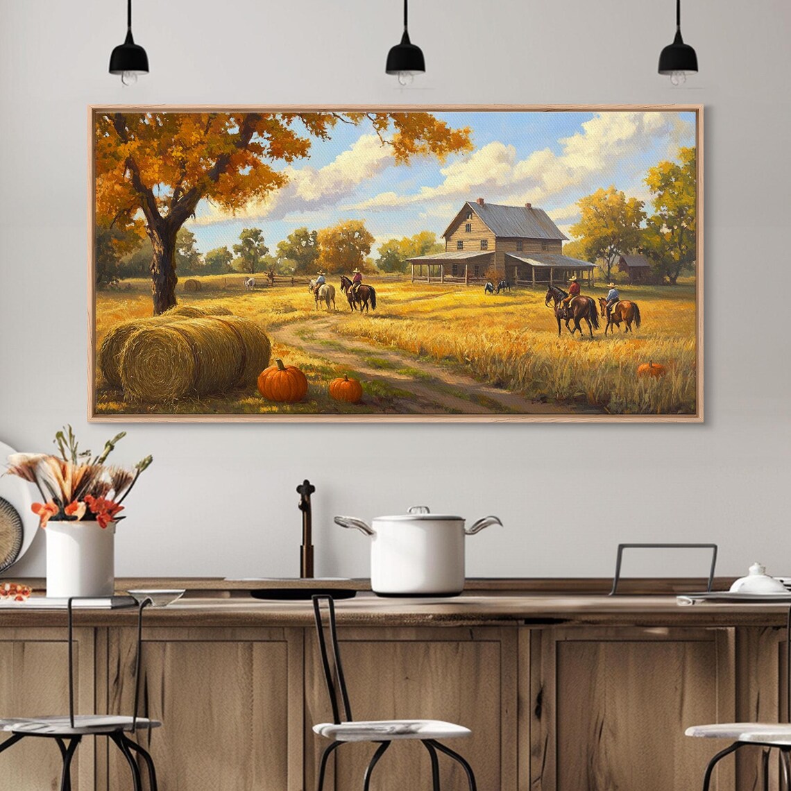 Autumn Ranch, Pumpkin Patch Rustic Country Decor - Image 5