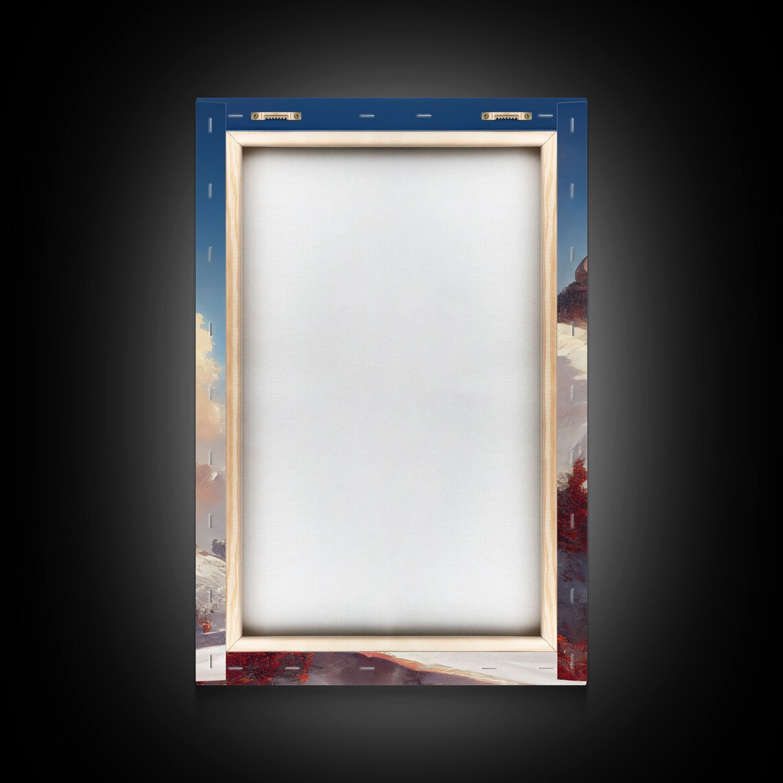 Buddhist Temple Abstract Art Print, Tibetan Decor - Image 2