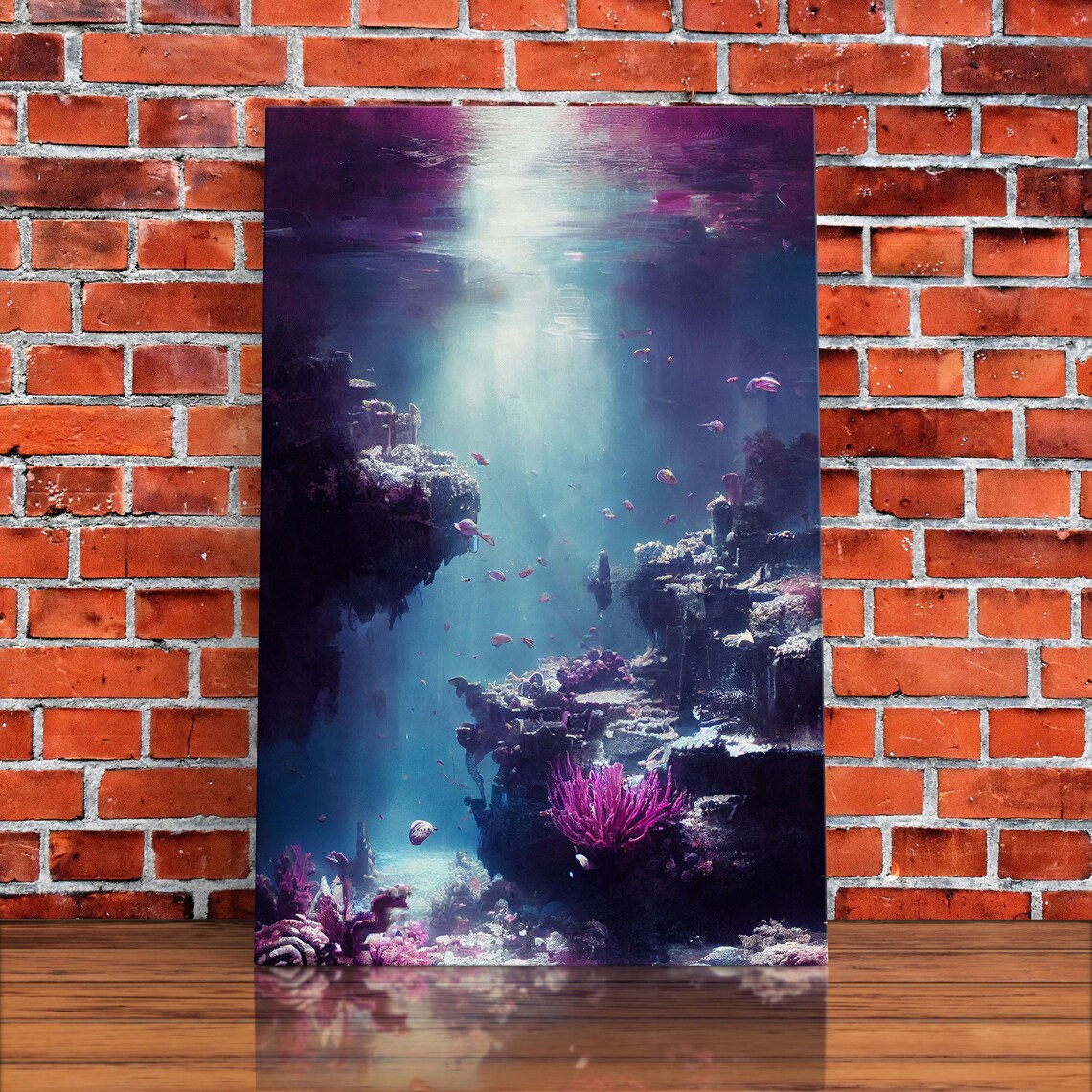Under The Sea Coral Reef Ocean Wall Art Print - Image 5
