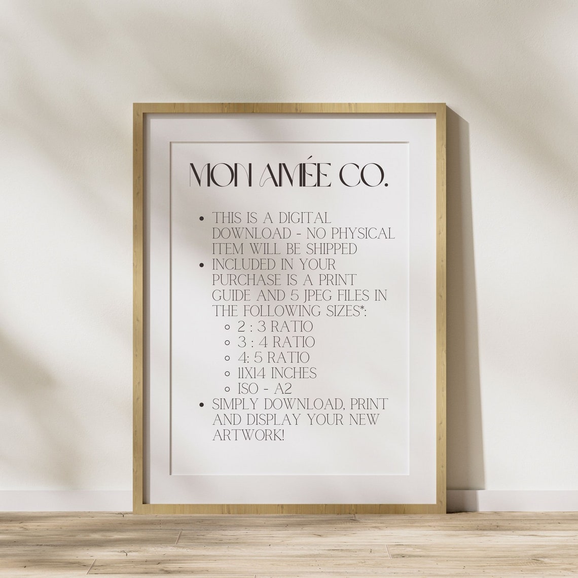 Oh La La French Quote Minimalist Typography Chic Paris Wall Poster - Image 2